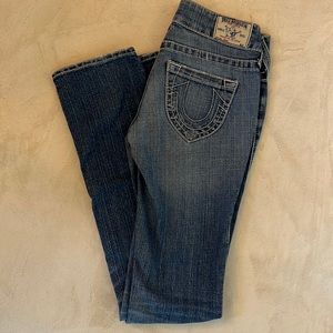 True Religion Johnny Jeans//Size 25//Light Wash